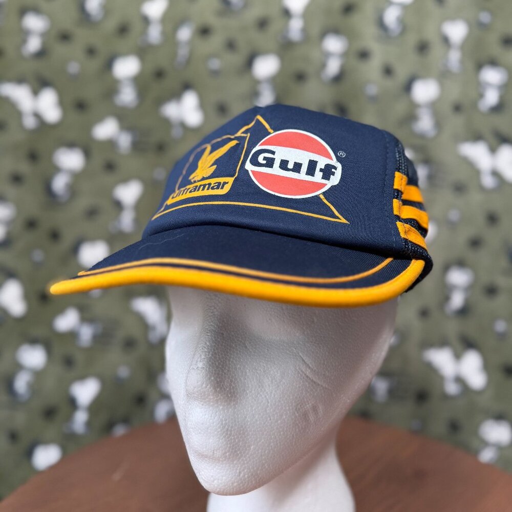 Vintage Ultramar Gulf Trucker Hat
